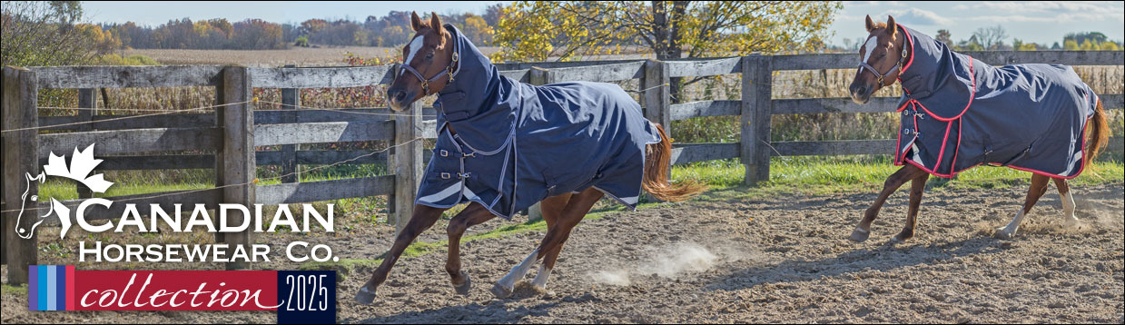 Canadian Horsewear Collection 2025 - Winter Blankets and Rainsheets